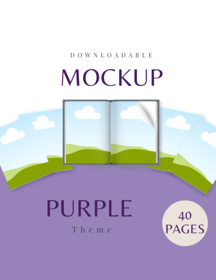 40 Purple Mockup Templates